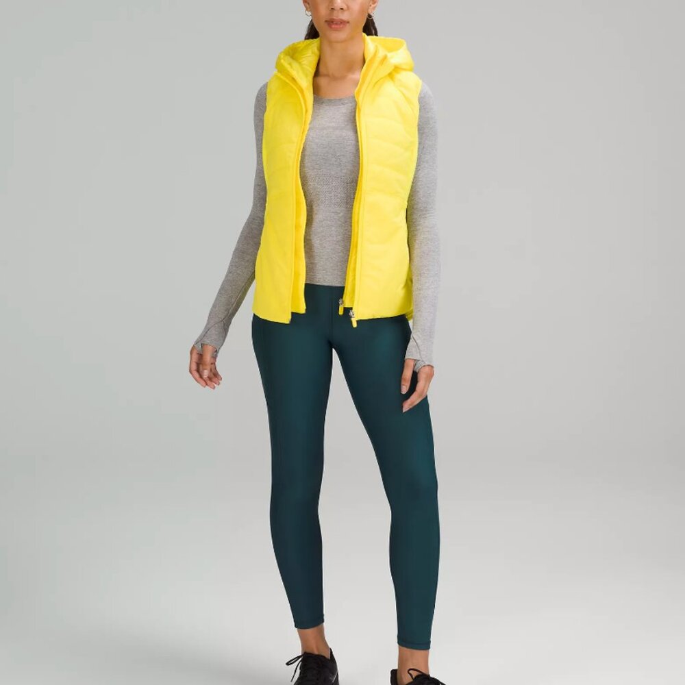 Lululemon Fast and Free High-Rise Fleece Tight 28" in Green Jasper 10